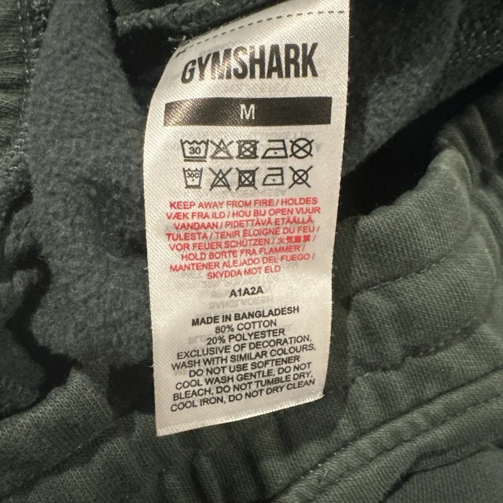Gymshark Men's Green Joggers Size Medium